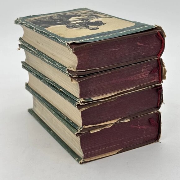 Mikhail Sholokhov And Quiet Flows the Don - Moscow 4 Volume Set - Vintage HC - Picture 3 of 5